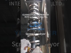 Compacte schroeftransportvoertuig voor ruimte-efficiënte materiaalbehandeling zonder scheiding