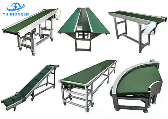 Goede prijs Hoogtemperatuurbestendige zakconveyorsystemen PLC-besturing Verstelbare snelheid online