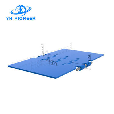 Goede prijs 304 / 316 roestvrij staal transportketenplaat met dubbele scharnieren voor hoge belasting online