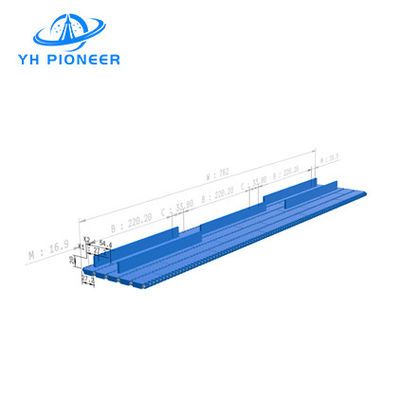 Goede prijs Verstelbare platte transportband met zijdelingse vluchten voor aanpasbare materiaalbehandeling online