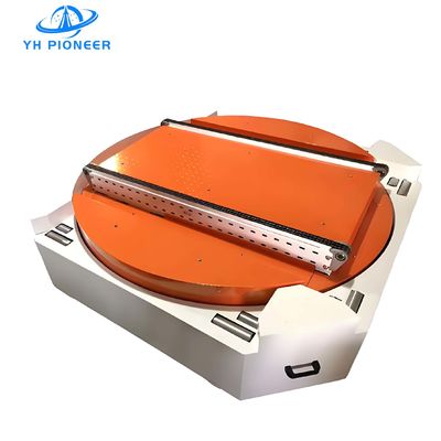 Goede prijs Robuuste keten draaitafel vervoerder voor nauwkeurige 90 graden pallet draait hoge belasting online