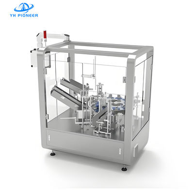 Goede prijs Rotary Box Cartoning Machine met 12 werkstations en 260L/min luchtverbruik voor eenvoudig onderhoud online