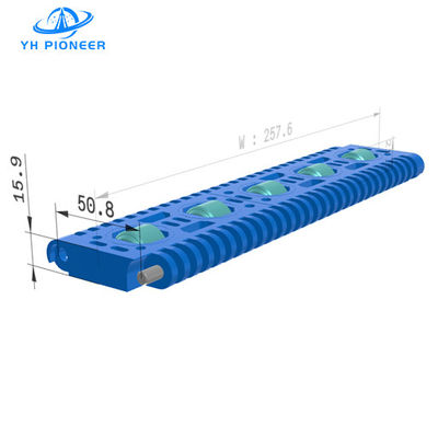 Goede prijs PP-plastic modulaire band met rollen voor industriële automatiseringstransportsystemen online