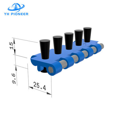 Goede prijs 85 mm breed transportband met borstel voor materiaalbehandeling en reiniging online
