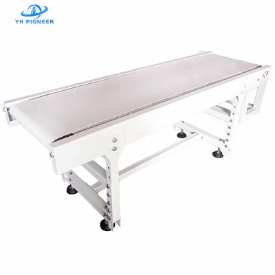 Goede prijs Aanpasbaar voedselgordelconveyor systeem met PVC- of PU-gordelopties en 250W elektromotor aandrijving online