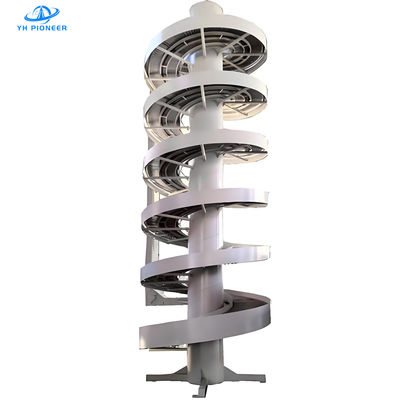 Spiraalopheffend transportcontainersysteem met 201/SUS304 roestvrij staalconstructie en warmtebestendige kenmerken