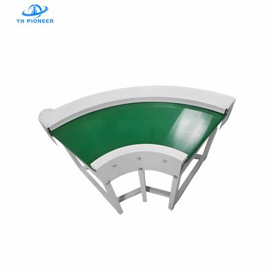 Goede prijs Duurzaam draaibandconveyor van roestvrij staal met aanpasbare 300~1000 mm draagbreedte en 30°-90° hoeken online