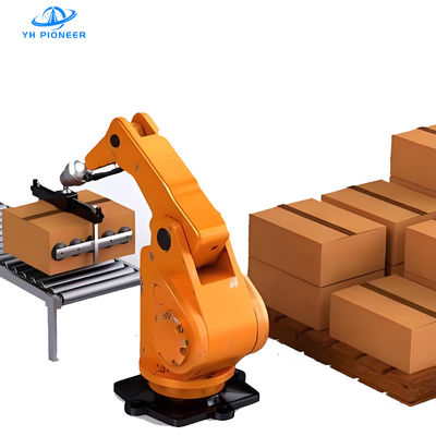 Goede prijs High Precision Robot Palletizer System met 3150 mm armspanning en ± 0,4 mm herhaalde positioneringsnauwkeurigheid voor efficiënt paleteren online