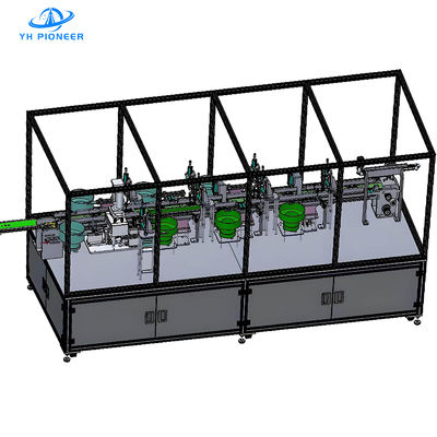 Goede prijs Duurzame kleine assemblagelijn met aluminium en roestvrij staalconstructie voor betrouwbare watermeterassemblage online