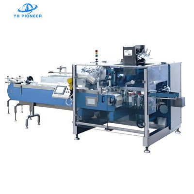 Goede prijs Volledig automatische kartonverpakkingsmachine met 30-100 dozen / min snelheid en roestvrij staalconstructie voor betrouwbare verpakking online