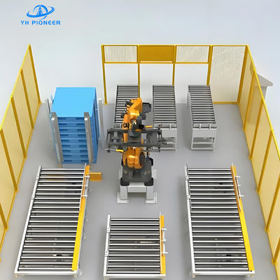 Goede prijs Stabiel en betrouwbaar zakpalletmachine met ±0,15 mm herhaalbaarheid voor precisie palletisering online