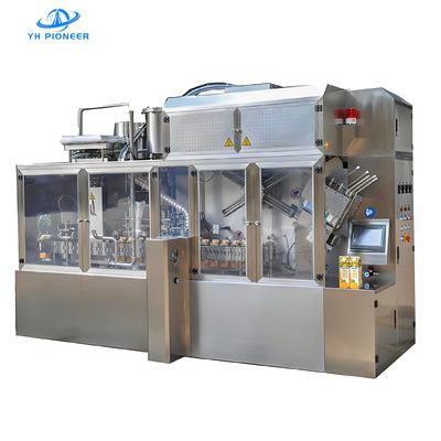 Hooggeautomatiseerd drankvullingssysteem met modulair ontwerp voor stabiele koudvulproductie 27 kW vermogen 3000 kartonnen / uur 304 roestvrij staal